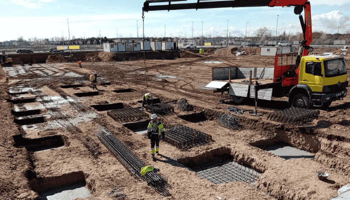Inicio de obras en la promoción de Terrazas del Pilar en Valladolid